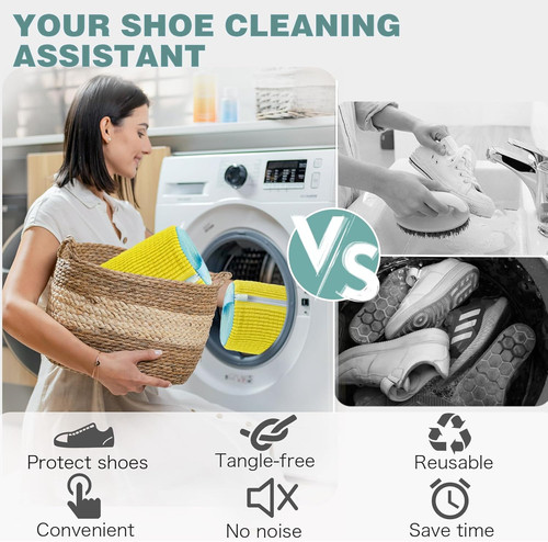 Shoe washing machine bag - washing,