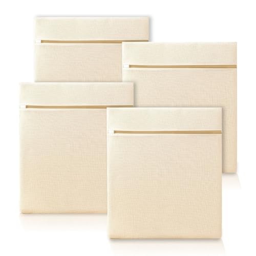 4pcs large cotton mesh laundry - large,