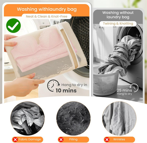 4pcs cotton mesh - mesh, laundry