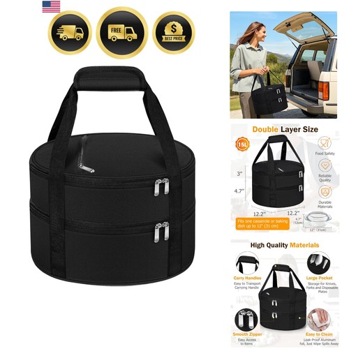 Insulated casserole carrier - insulated,
