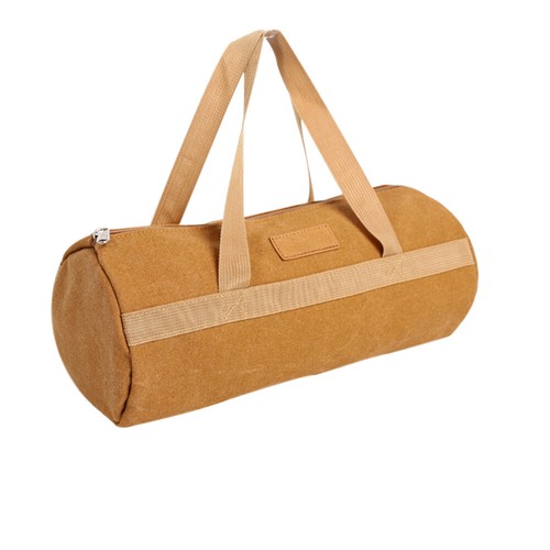 Portable washed canvas pouch - washed,