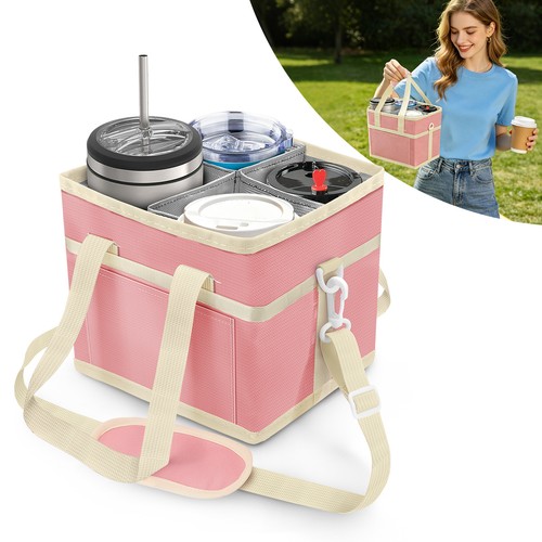 Insulated drink carrier cup - insulated,